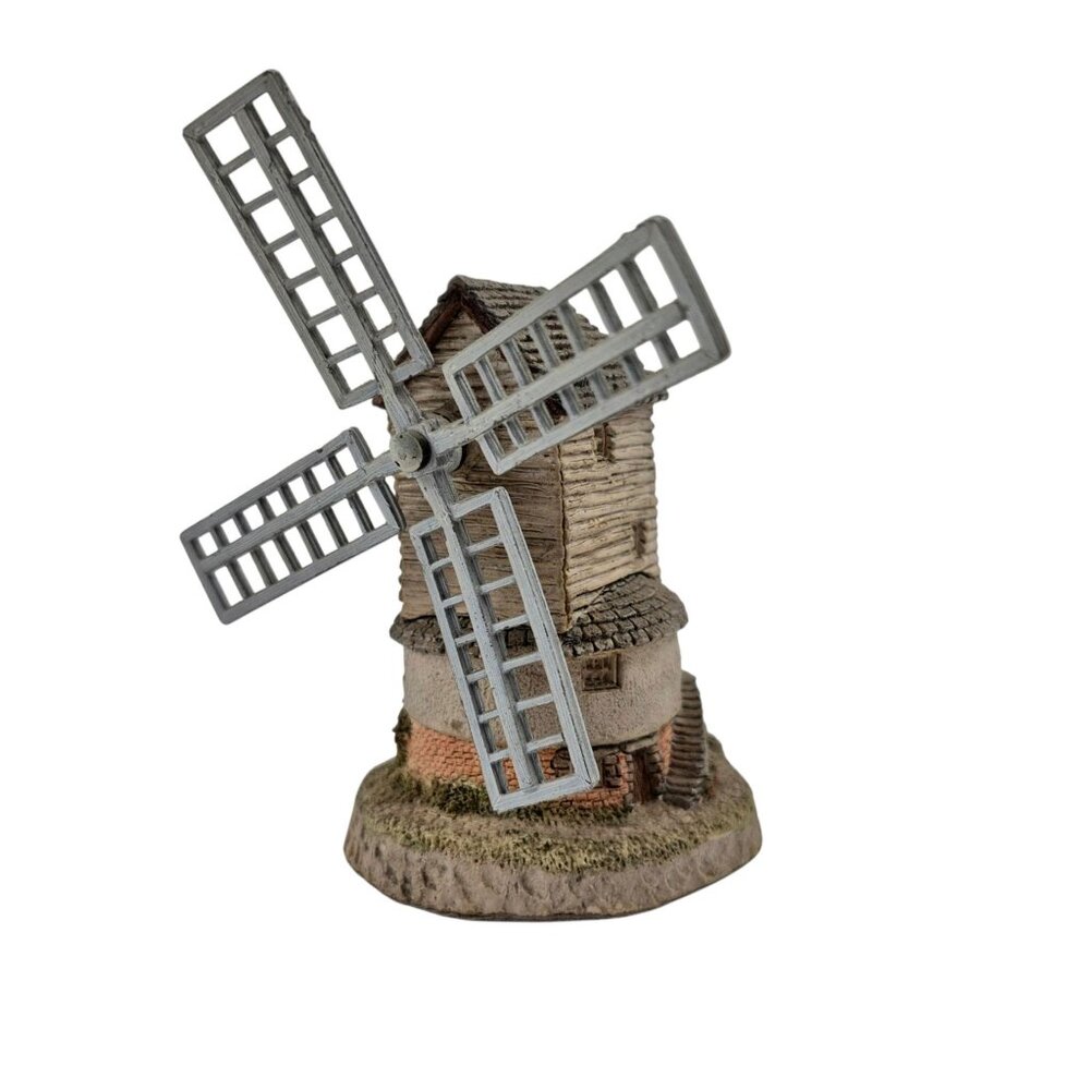 David Winter Cottages Figurine Windmill 1985 Resin John Hine Great Britain